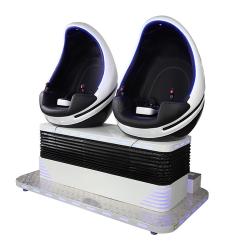 China 2022 Coin Operated 9D Virtual Reality Game Machine Capsule Egg Cinema Double Players VR Chair For Sale for sale