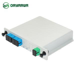 Wholesale 1x4 Casstte PLC Splitter Fiber Optic SC UPC Connector from china suppliers
