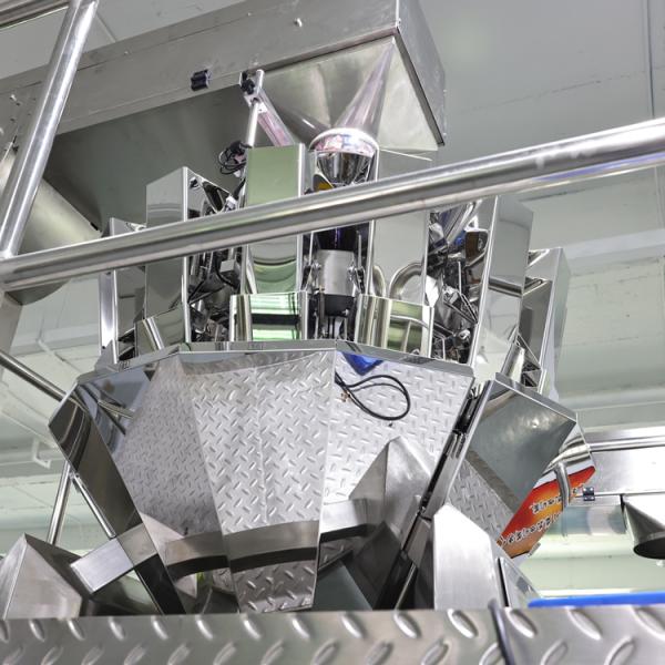Multihead scale granular powder multi head weigher granules packaging machine packaging line equipment automatic side sealing pillow bag packaging
