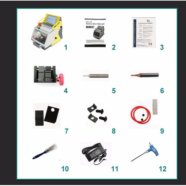 Sec-E9 High Security Automatic Car Key Code Cutting Machine Key Copy Machine