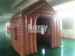 Wholesale Small Inflatable House Tent  Blow Up Log Cabin Tent Fire Resistance from china suppliers