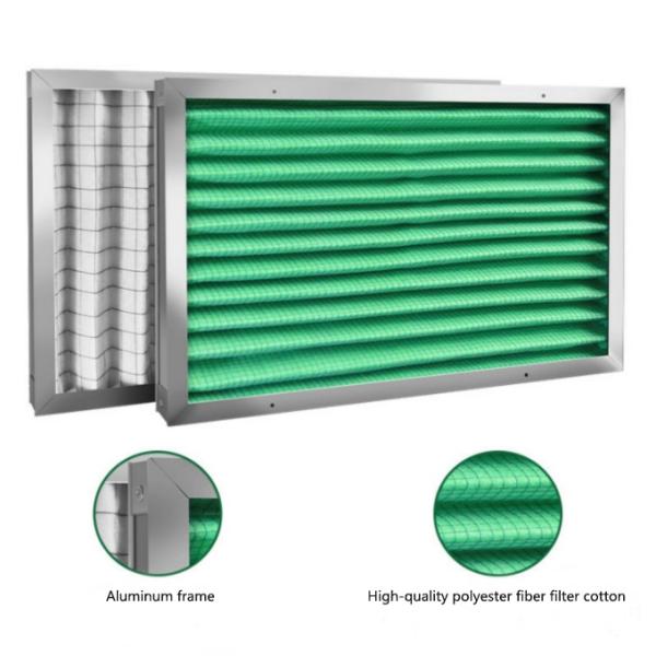 Polyester Fiber Air Pre Filter Providing Effective Initial Filtration To Capture Dust And Particles In Ventilation Systems