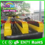 Best quality hot sale double lane inflatable bungee run bungee running game