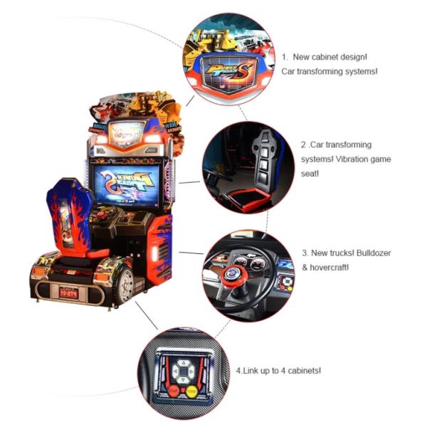 Hotel Video Arcade Game Car Driving Virtual Racing Simulator