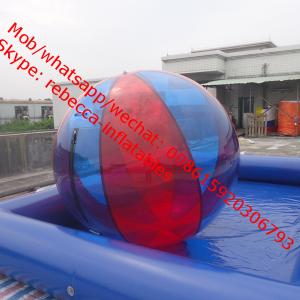 China Inflatable Water Ball, Swimming Pool Game  inflatable water games Water Walking Ballequipment  Aqua Sphere Zorb on sale