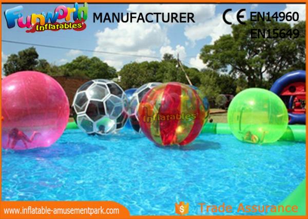 Quality PVC Inflatable Water Walking Ball / Multi - Function Inflatable Water Toys for sale