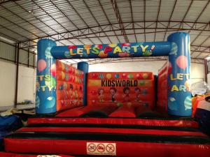Wholesale Simple Kids Inflatable Bounce House For 5-6 Children Outside Inflatable Balloon Painting Jump House from china suppliers