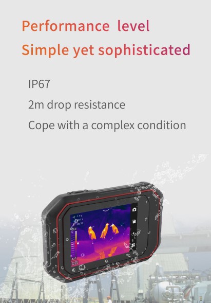 Temperature Measurement Portable Thermal Imaging Camera Multi Mode Image Display