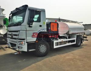 4x2 Right Hand Driving Water Spray Truck , 10 - 12 Cubic Meter Commercial Water Truck