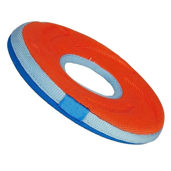 Resistance Bite Flying Disc Toy Rubber Soft Dog Frisbee Interactive