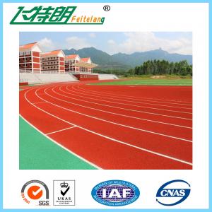 China 13MM Ventilated Athletic Running Tracks Recycled Tire Flooring Non toxic Eco - friendly Track on sale