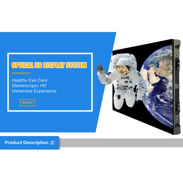 Polarized Light 3D Immerse Screen 3D Optical Illusion Video Wall LED Display