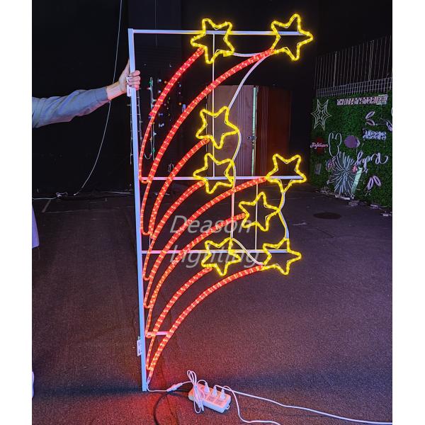 commercial christmas pole decorations led