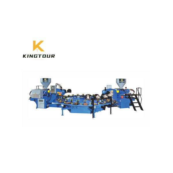 One Color Shoe Sole Making Machine PVC / TPR Sole Injection Molding Machine