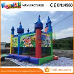 Lovely Mickey Mouse Inflatable Bouncer Slide For Park CE Certifications
