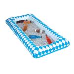 90cmL blue Lattice inflatable ice table with PVC material