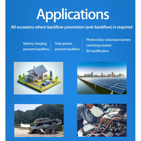 High Current Ideal Diode Module 40V 80V 100V 300A Anti Reverse Current Protection