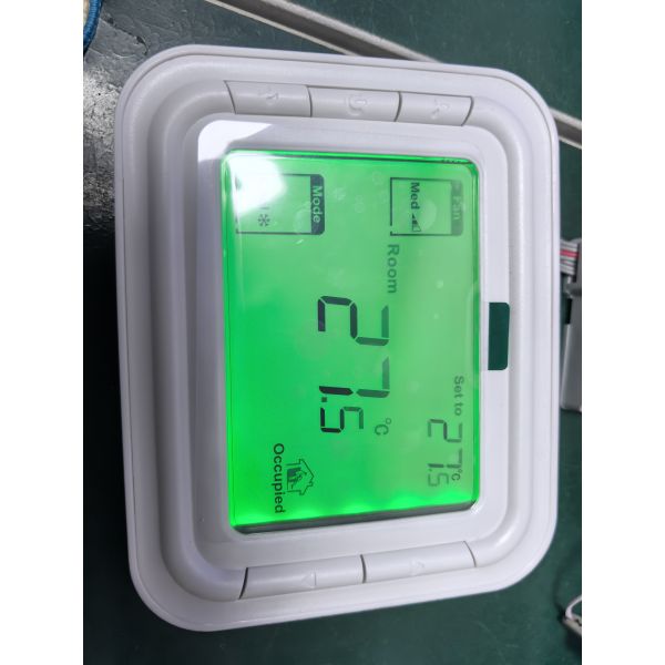Auto Fan Speed Air Conditioner Controller HVAC Thermostat Panel with LCD Display