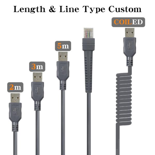 CBA-U01-S10ZAR USB Scanner Cable For Qr Code Barcode Scanner