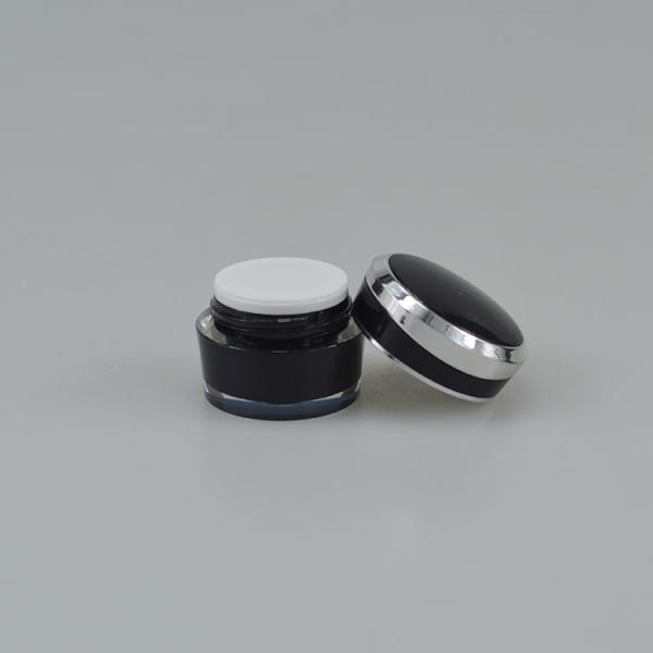 Customized Plastic Jar Acrylic Cosmetic Cream Container with Silk-screen Printing