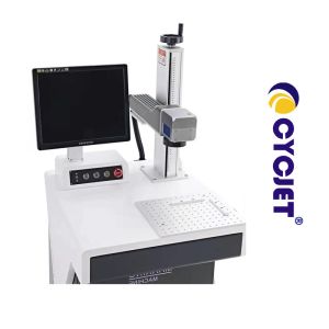 Desktop 30W Fiber Laser Coding And Marking Machine For Metal Product Engraving