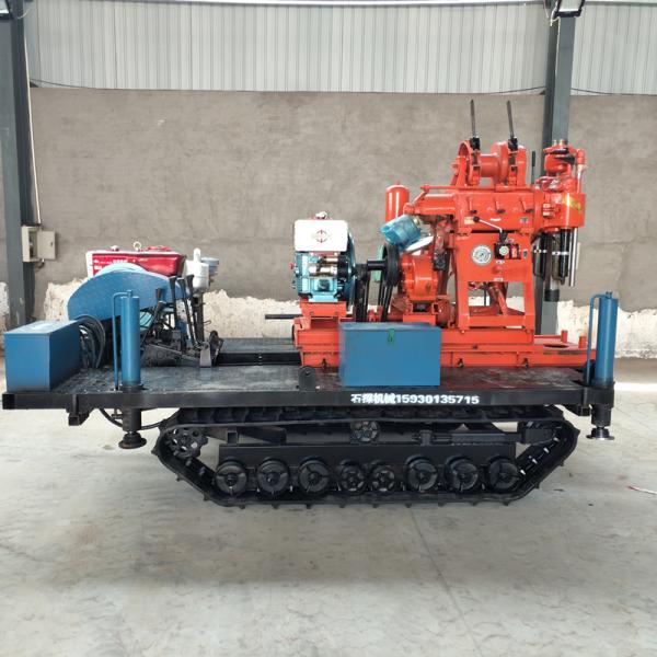 BW160 200 Meter Rubber Trailer Mounted Drilling Rigs