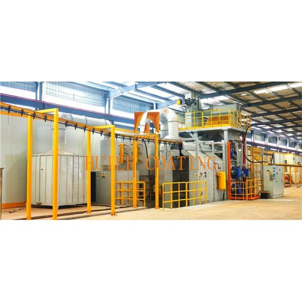 Eco Friendly Chemical Cleaning Line With Automatic Abrasive Replenishment System