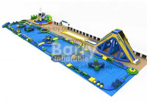 Wholesale Open Water Game Inflatable Water Sport Park Challenge With 0.9mm PVC Tarpaulin from china suppliers
