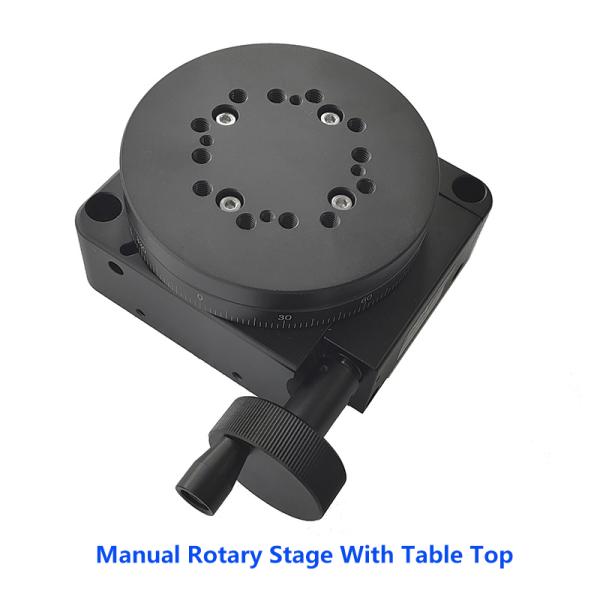 360 Manual Rotation Stage Quick Adjustment Hollow Countertop Can Be Added
