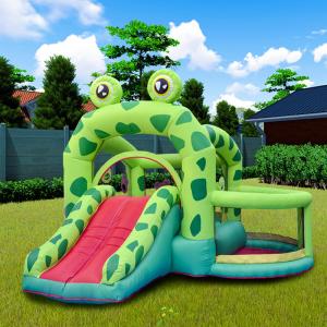 Wholesale Customized Kids 3 In 1 Frog Inflatable Bouncer Castle With Ball Pit from china suppliers