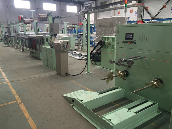 Sky Blue PVC PP Wire Extruder Machine 22Kw 800M / Min Max Speed