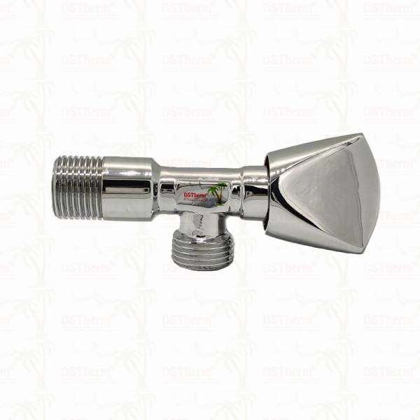Chrome Plated Angle Valve Quality-Assured Traditional Design Kitchen Bathroom Angle Valve
