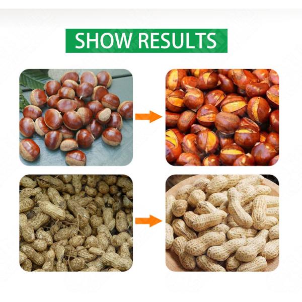 Electric 30kg/Time Cashew Nut Processing Machine Roasting 30RPM