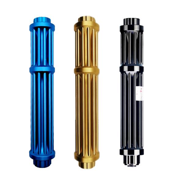 520nm 1000mW Green Laser Pointer Pen With 5 Caps Multi Fungsional