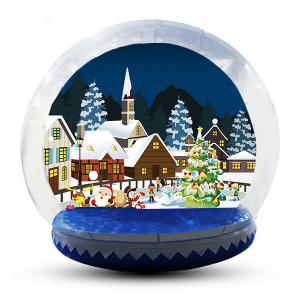 Wholesale Festival Decoration Airblown Inflatable Snow Globe Customized Logo from china suppliers