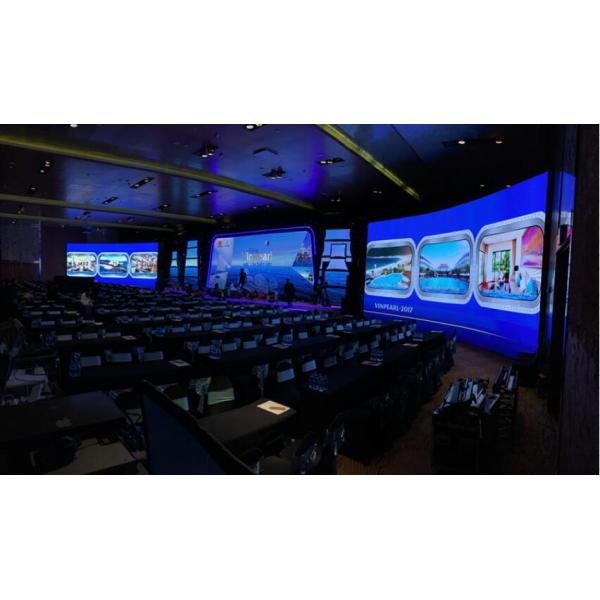 Interior Special Flexible Led Curtain Display Adjustable Curve Angle