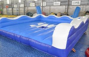 China Funny Inflatable Sports Equipment Inflatable Surf Simulator With Fire Resistant PVC on sale