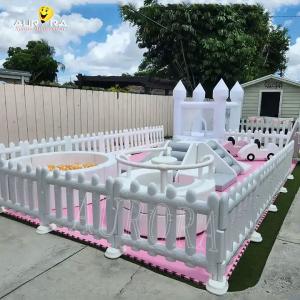 Wholesale White Pink Soft Play Package Set Playground Baby Indoor Outdoor Soft Play Equipment from china suppliers