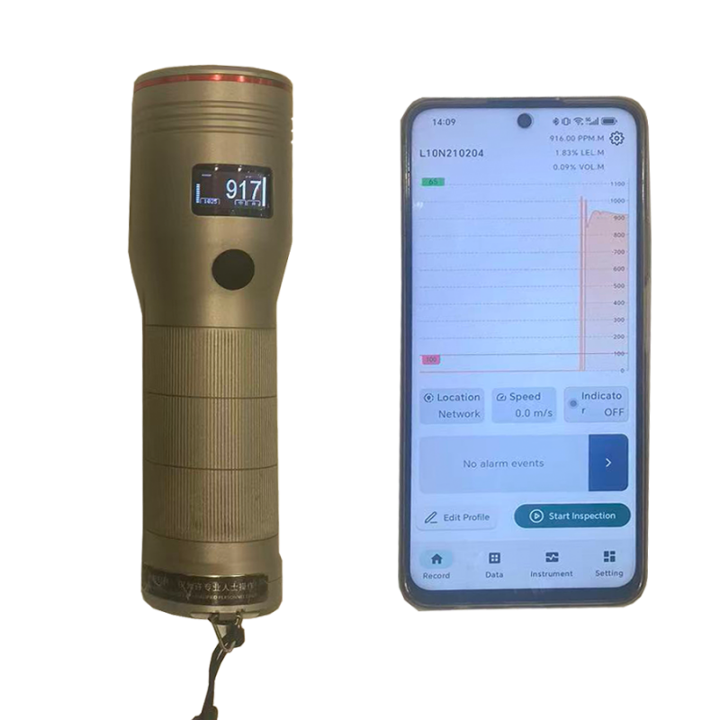 Remote Laser CH4 Methane Gas Leak Detector Sensor Equipment