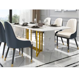 Wholesale Rectangular Marble Nordic Dining Table from china suppliers