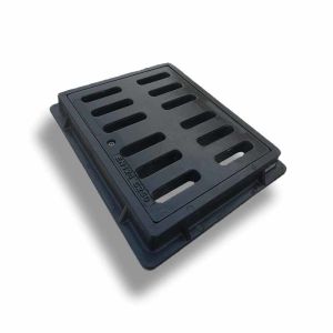 Wholesale Clog-Resistant SMC Gully Grating with Optimized Drainage Design for High-Flow Rainwater from china suppliers