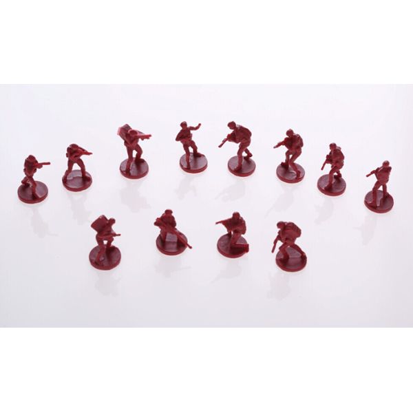 Customize Orange Miniature Plastic Figure Collection For Tabletop Gaming Sandbox Play