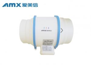 Wholesale White Quiet Inline Duct Booster Fan , Small Inline Fan Perfect Seal Condition from china suppliers