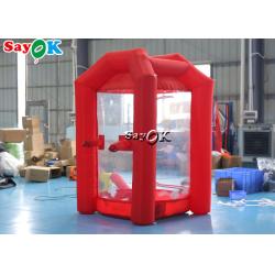 China Portable Inflatable Cash Register Booth Inflatable Cash Grabber Booth for Advertising Campaign for sale