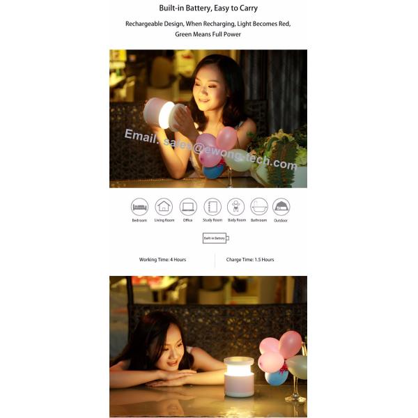 Mini stretching lamp / innovative rechargeable touch small night led lamp