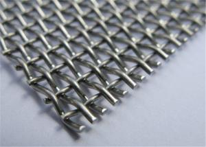 Screening Stainless Steel Crimped Wire Mesh For Sodium Saccharin 8 - 12 Mesh