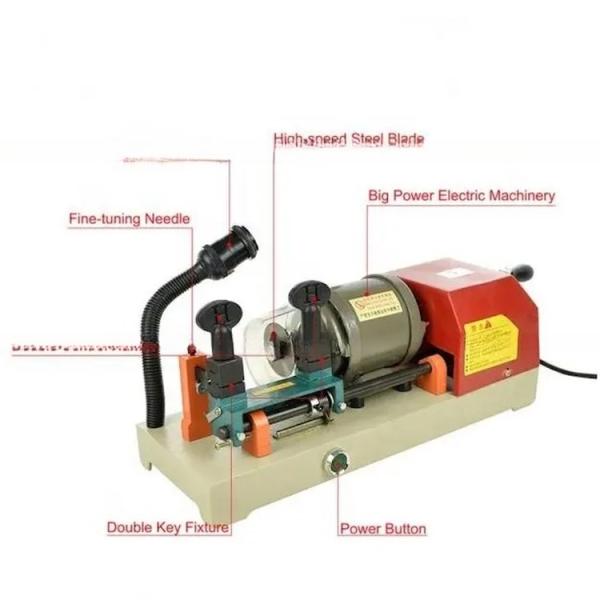 220V/110V Key Copy Machine and 50/60Hz Key Cutting Machine for Duplicating Key Blank