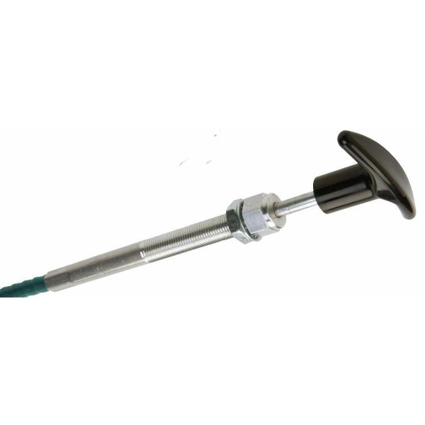 Non-Lock Push-Pull Control Head For Remote Engine Shutdown