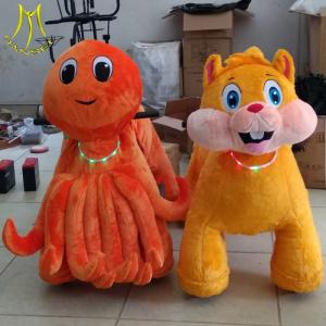 Wholesale Hansel theme park plush animal ride for sale with coin operated animal electric ride with christmas animal ride for sale from china suppliers
