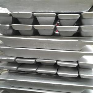 China ASTM A9 99.9% Mill Finish Non Alloy Aluminium Ingot For Steel Making Industry Metallurgy on sale